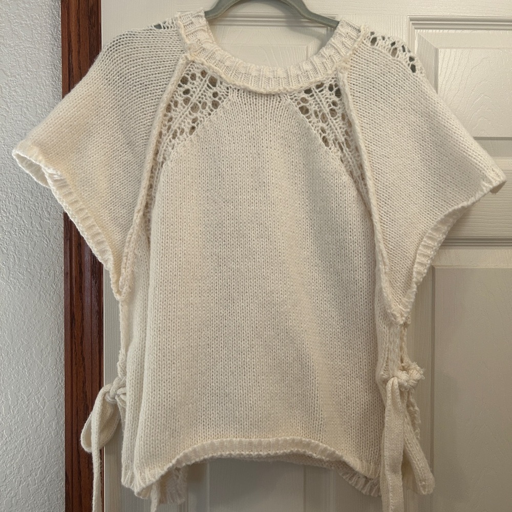 Elegant Cream Knit Sweater